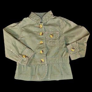 Cherokee Girls Jacket Army Green 2T